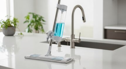 Spray Mop with Refillable Bottle